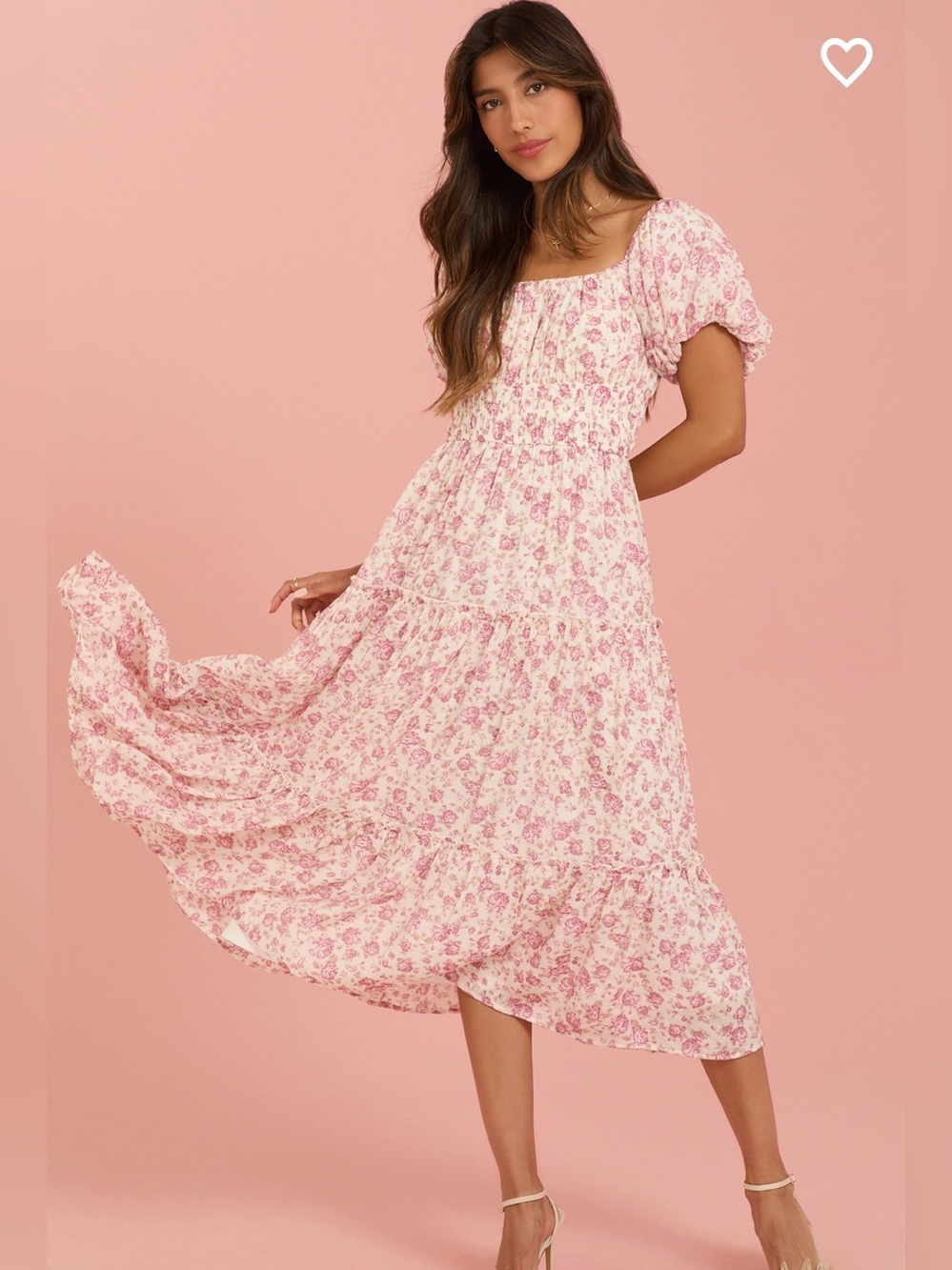 NWT Altar’d State Larisa Floral Midi Dress